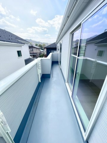 【 安佐北区あさひが丘7丁目　新築分譲 のバルコニー】