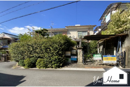 宇治市広野町桐生谷　注文建築　建築条件なし　土地の外観