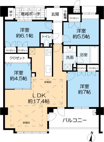 間取り：328000657421