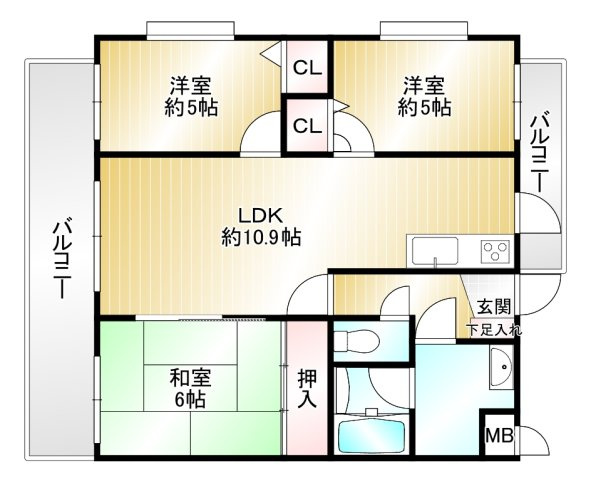 間取り：343000100704
