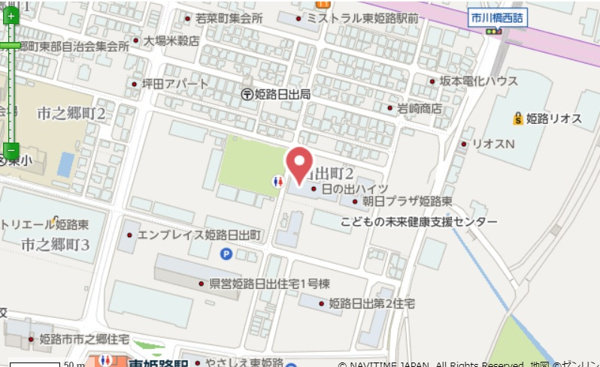 【日の出ハイツ　7階の地図】