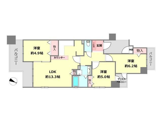 間取り：328000647738