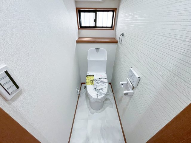 ゆったりとした空間のトイレです