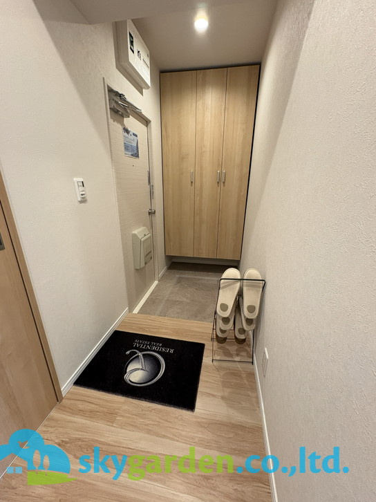 落ち着いた玄関です