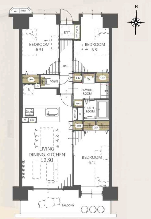 apartment 埼玉県蓮田市本町5-16