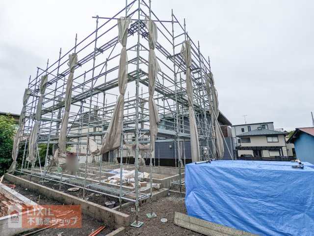 【建築中の今だから見られるポイント】　完成後には隠れてしまう構造部分や、日当たりの良さを実際に現地でお確かめいただけます。