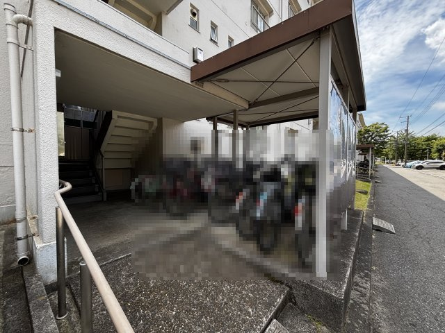 駐輪場です
