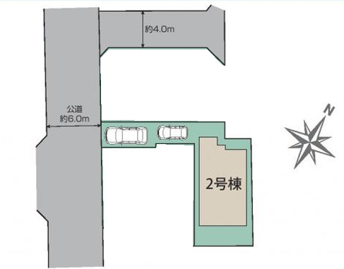2号棟　土地図
