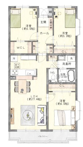 間取り：324000027659