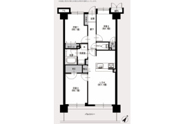 日神パレステージ立川の間取り