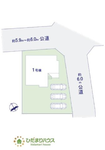 角地なので開放的で陽当たり良好。