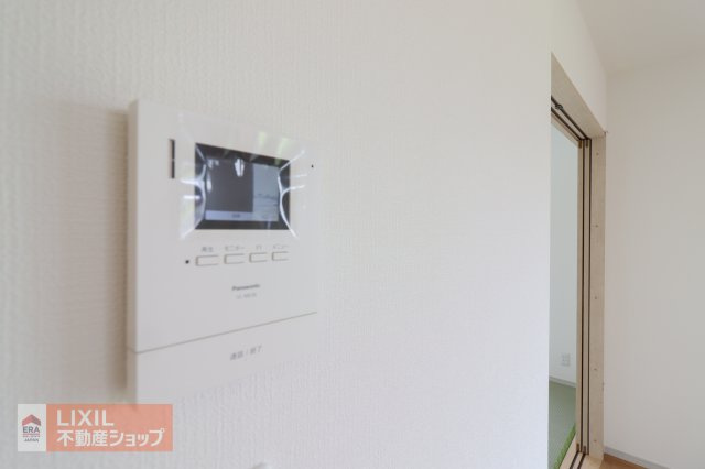 【TVインターホン】現地完成写真。カラーTVインターホン。