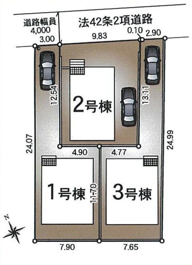 区画図は、土地の形状、境界、道路との関係を詳細に示す図面土地の正確な位置、面積、形状を把握し購入や建築計画の判断に不可欠です。区画整理や開発状況も示され、将来的な土地利用のイメージを掴む上でも重要。　