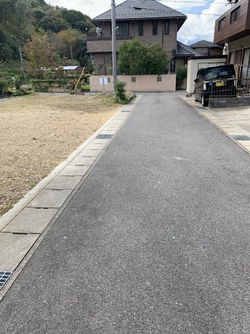 北側道路　東より撮影