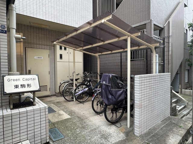 屋根のある駐輪スペース