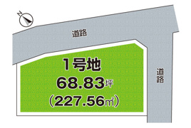 茨木市北春日丘 第1期 売土地の間取り