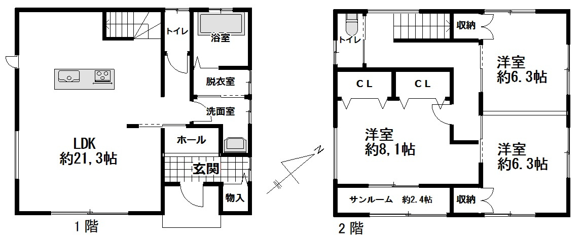 間取り：308000180374