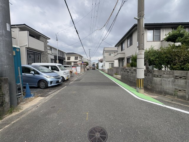 現地写真。前面道路です。