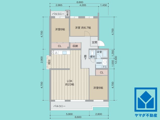 間取り：326000187953