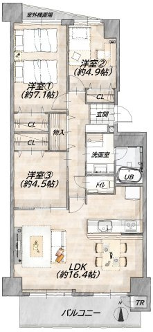 間取り：325000128635