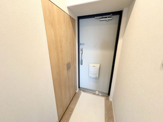 シューズボックス設置で玄関がスッキリと保てます。