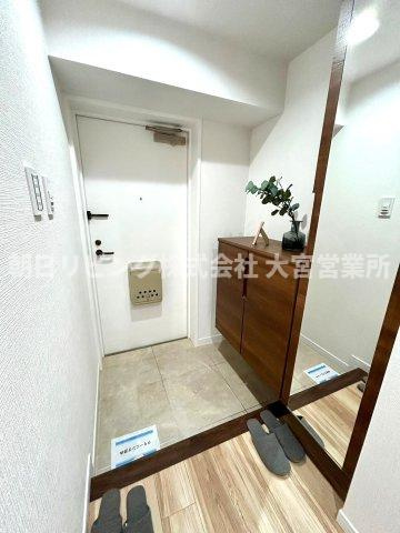 落ち着いた玄関です