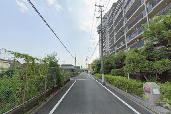 【清須市西枇杷島町上新　3号地の前面道路含む現地写真】