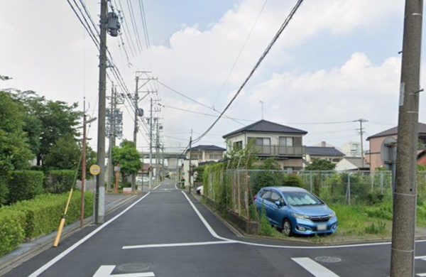 【清須市西枇杷島町上新　3号地の前面道路含む現地写真】