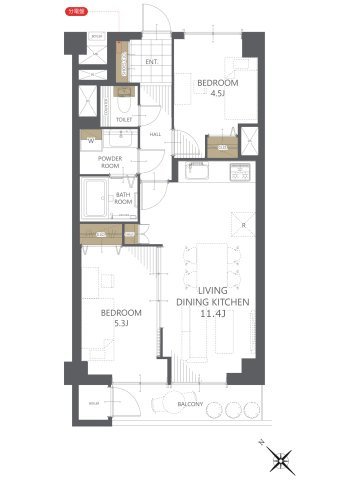 間取り：304000322193