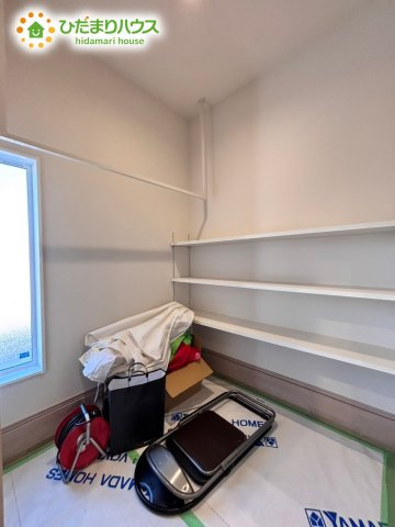 タップリの収納があるので、住空間も広々つかえますね(^^)/             　