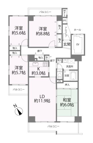 間取り：312001291426