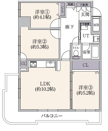 間取り：301000100591