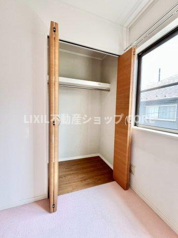 全居室にクローゼットを完備！居室空間をより広く隅々までお使いいただけますね。　