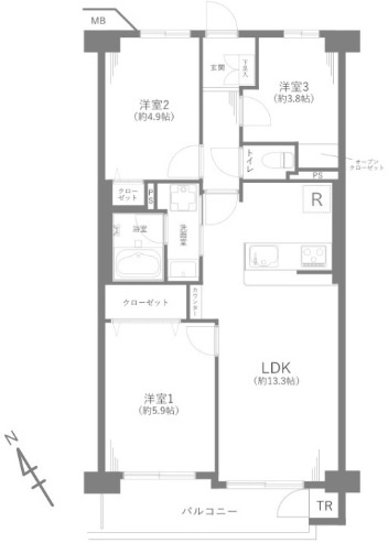 間取り：313004558305