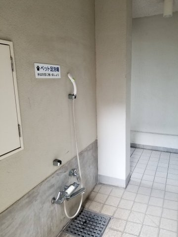 ペットの足洗い場