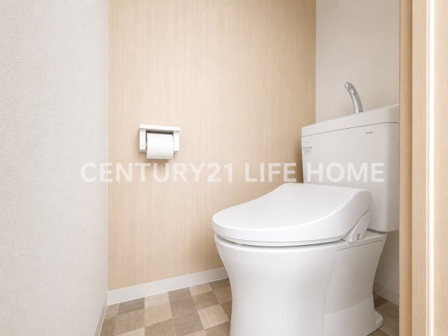 清潔感のあるトイレです