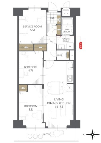 間取り：326000244340