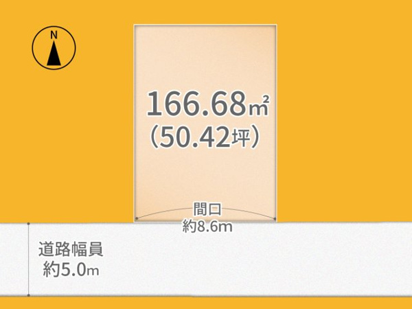 【宇治市槇島町北内 売土地 建築条件付きの間取り】