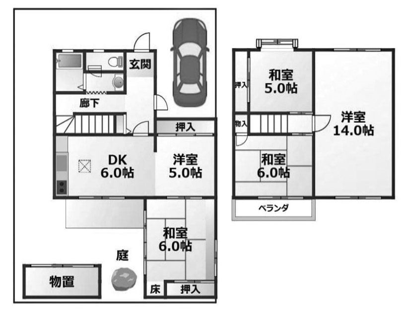 間取り：326000238784