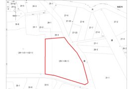 古屋付土地売り 渋川市中村の間取り