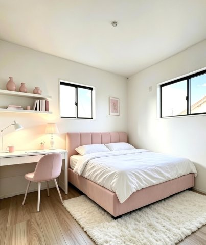 寝室以外に5.2帖超の洋室が2部屋あるので、家族構成やライフスタイルに合わせて多目的に活用できる使い勝手の良い間取りです。※家具や装飾はイメージです
