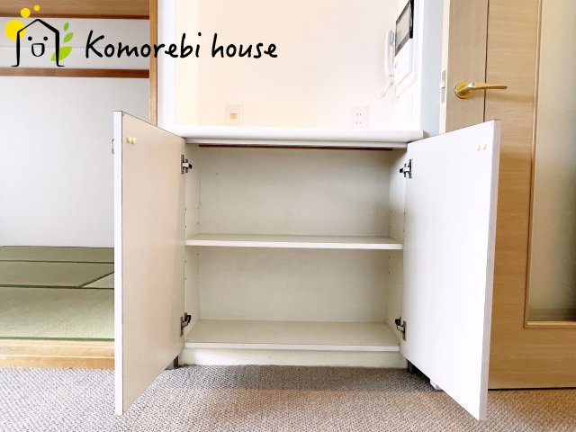 ちょっとした収納スペースも充実しています