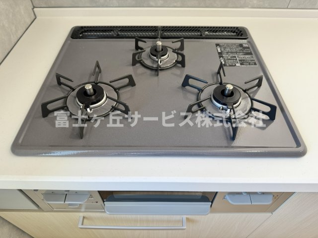 3口コンロです