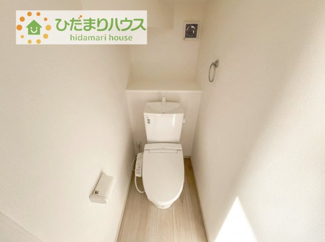 節水できるトイレで、少ないお水でもしっかりと洗浄してくれます！