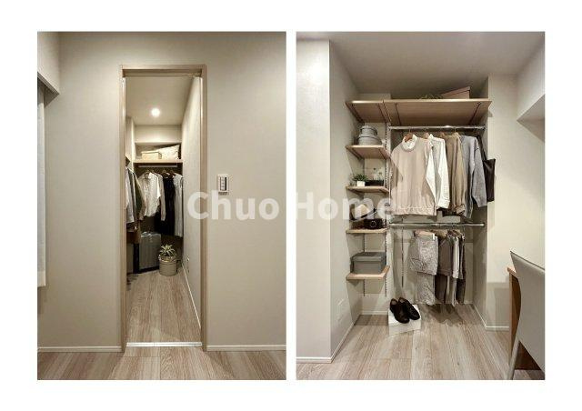 居室にはクローゼットを完備し、自由度の高い家具の配置が叶うシンプルな空間です。お子様の成長と必要になる子供部屋を与えるにはぴったりの間取りですね。