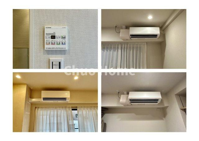 浴室乾燥機・エアコン新規新設3台