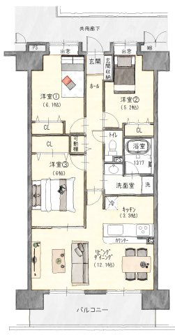 間取り：323000496890