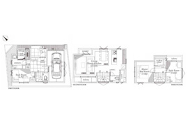 品川区大井　新築戸建の間取り