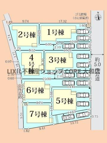 2号棟の区画図になります。