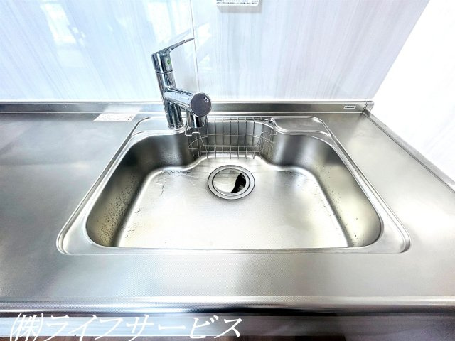 キッチンシンク／浄水器付水栓搭載